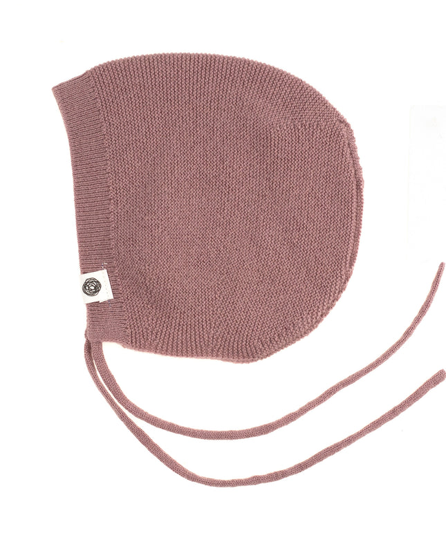 Wollen Strikmuts Baby Gebreid - Merinowol - Haze