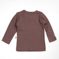Wollen Baby- en kindertrui / long sleeve shirt – Merinowol - Twilight mauve