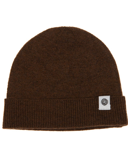 Wollen Baby Muts Gebreid - Merinowol - Brunette