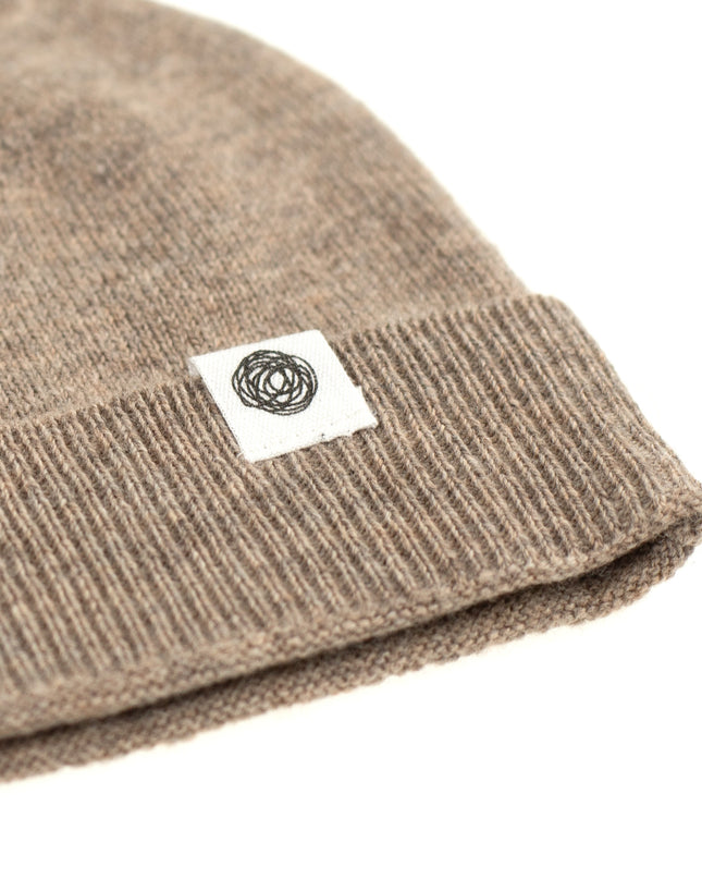 Wollen Baby Muts Gebreid - Merinowol - Cobble