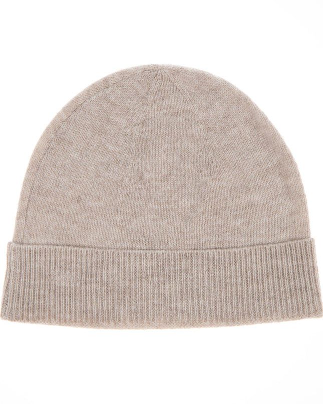 Wollen Baby Muts Gebreid - Merinowol - Garlic