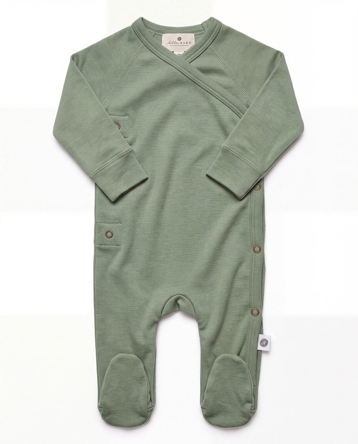 Tutina / pigiamone di lana – Lana merino – Shale Green