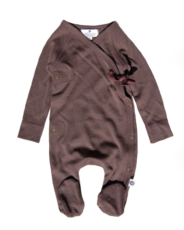 Wollen boxpakje / kruippakje – merino wol - Peppercorn