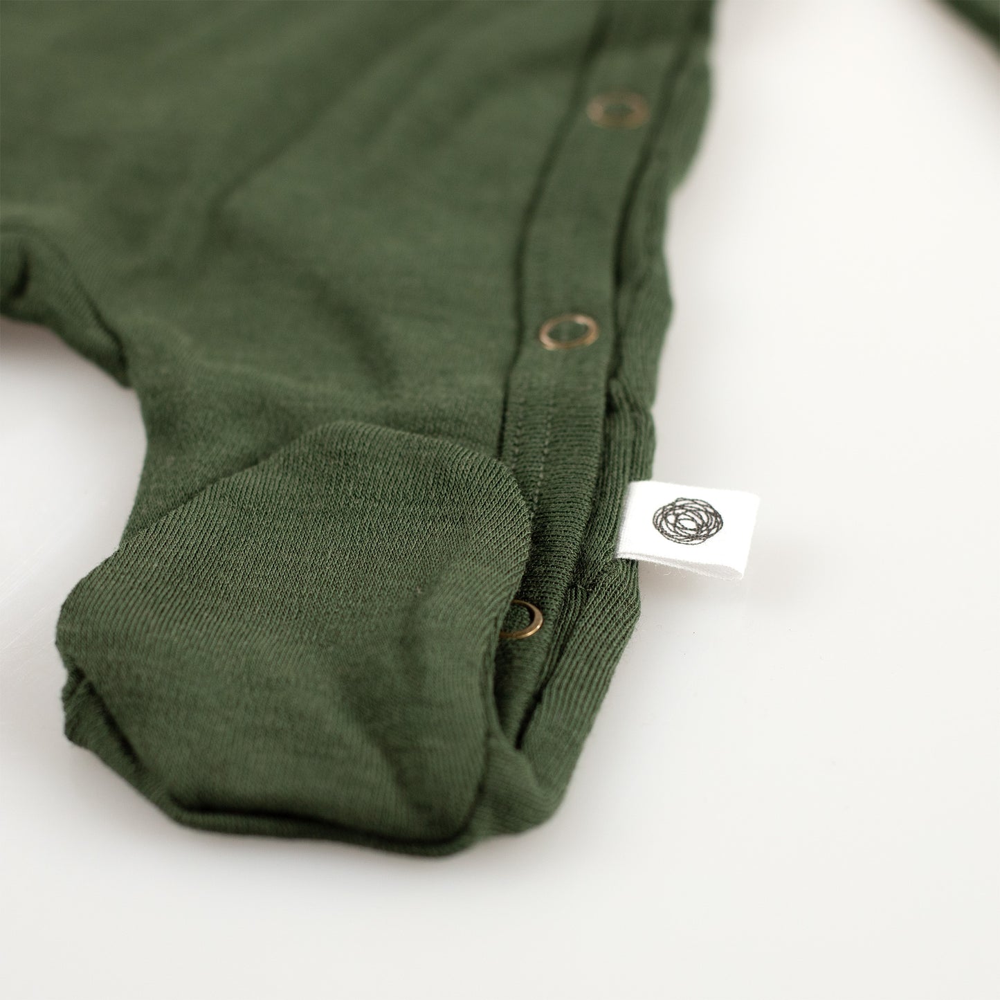 Woolen playsuit / romper suit – merino wool - Rifle Green