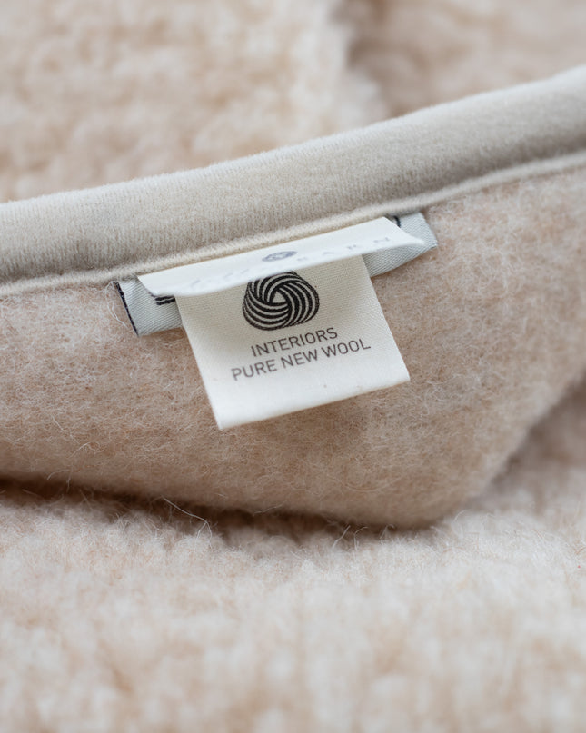 Wollen ledikantdeken 93x135cm - Merinowol - Amandel - Lille Barn - With ♥ for the smallest