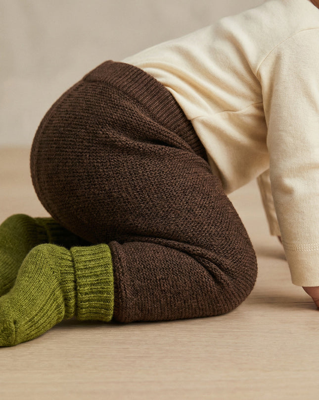 Babyhosen aus Merinowolle - Carob
