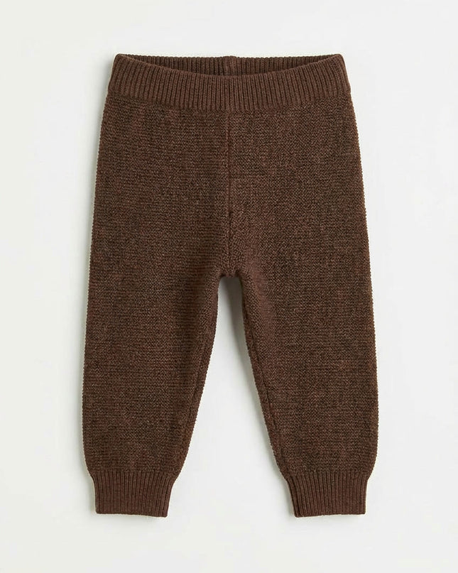 Babyhosen aus Merinowolle - Carob