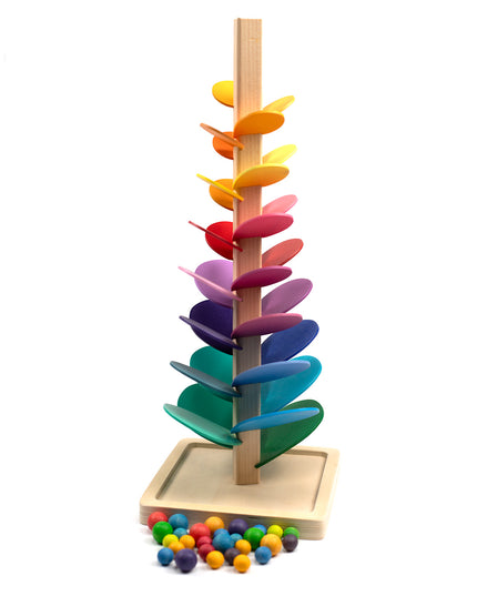 Houten speelgoed - Knikkerbaan boom klein - Montessori - Open einde speelgoed - Lille Barn - With ♥ for the smallest