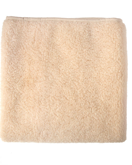 Wollen deken peuterbed 120x150cm - Merinowol - Amandel