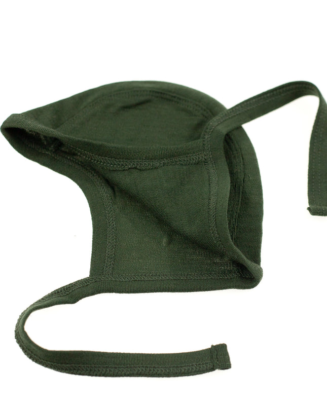 Baby wollen strikmuts – Merinowol – Rifle Green