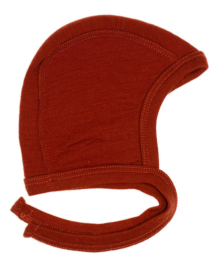 Baby wollen strikmuts – Merinowol – Burnt henna - Lille Barn - With ♥ for the smallest