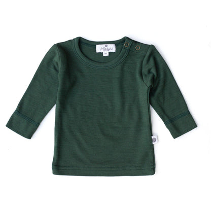 Wollen Baby trui / long sleeve shirt – Merinowol - Mountain view - Lille Barn - With ♥ for the smallest