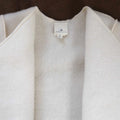 Uldent Baby / Nyfødt vest - merinould fleece - Naturel - Lille Barn - With ♥ for the smallest
