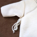Uldent Baby / Nyfødt vest - merinould fleece - Naturel - Lille Barn - With ♥ for the smallest