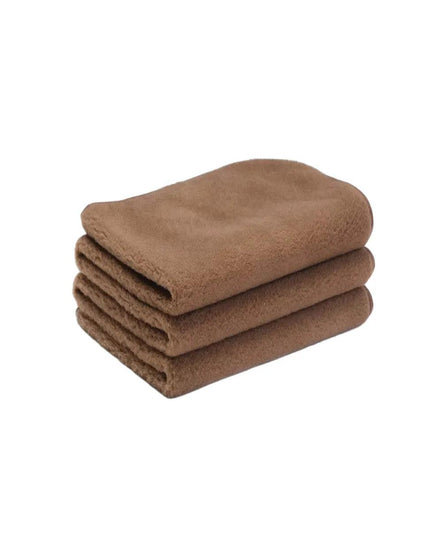 Wollen onderlegger / onderdeken ledikant – kamelenwol / merinowol – 60x120cm - Bruin - Lille Barn - With ♥ for the smallest