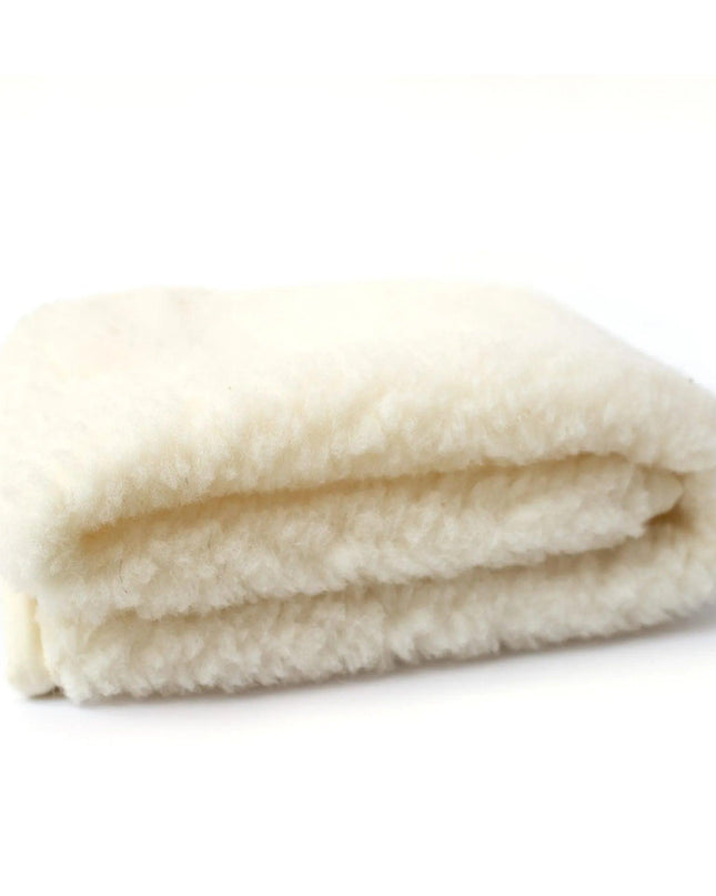 Wollen onderlegger / onderdeken ledikant – merinowol – 60x120cm - natural - Lille Barn - With ♥ for the smallest