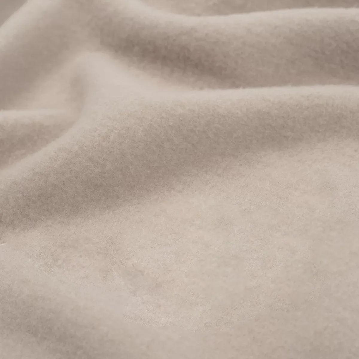 Wollen wiegdeken fleece - 75cmx100cm - Merinowol - Beige