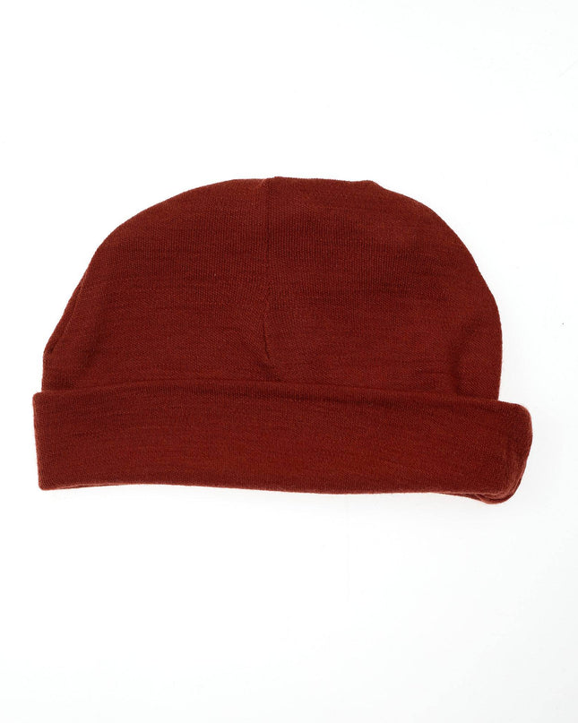 Wollen baby muts - Merinowol - Burnt henna - Lille Barn - With ♥ for the smallest