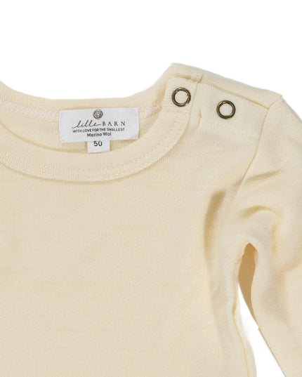 Wollen Romper lange mouw – Merinowol - Naturel - Lille Barn - With ♥ for the smallest