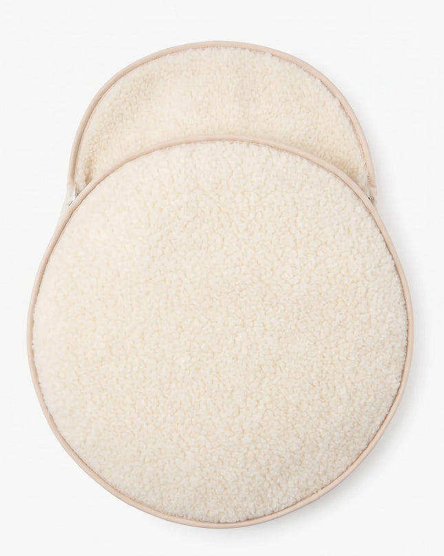 Wool Baby Footmuff for Car Seat or Maxi-Cosi - Natural - Merino Wool
