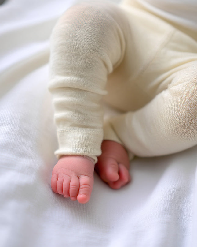Wollen Baby broekje -Merinowol - Naturel