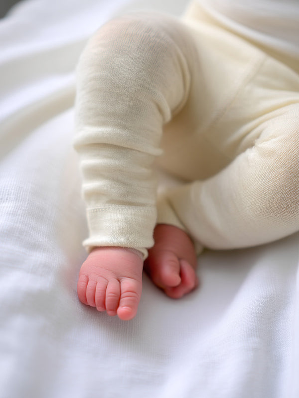 Wollen Baby broekje -Merinowol - Naturel