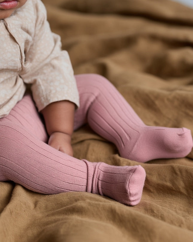 Wollen baby- kindermaillot - Merinowol - Coral