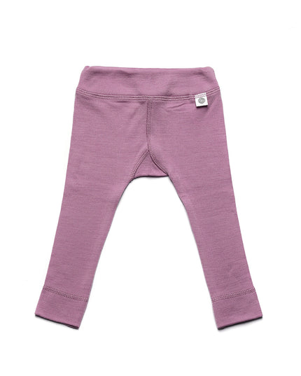 Woolen Baby children's trousers - Merino wool - Lavender Mist