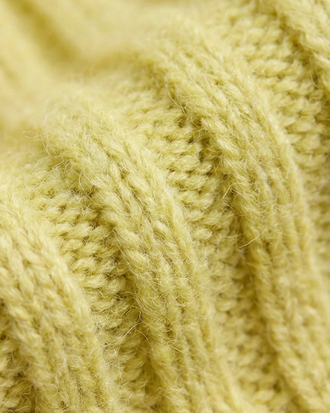 Babymütze aus Merinowolle – Limonade