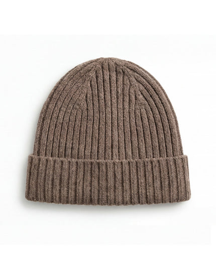 Merinowol Gebreide Baby Muts - Macchiato