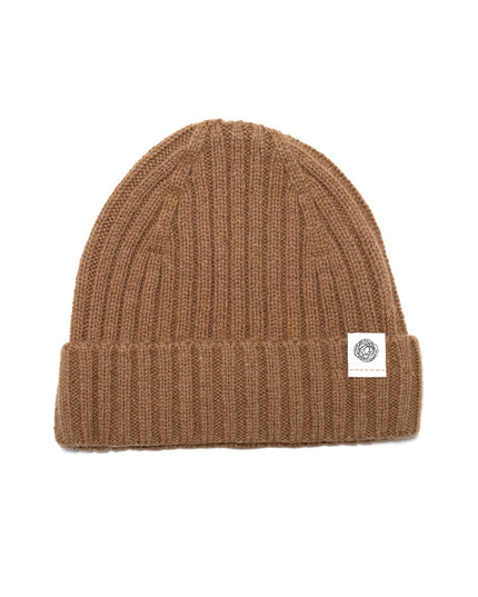 Merinowol Gebreide Baby Muts - Macchiato