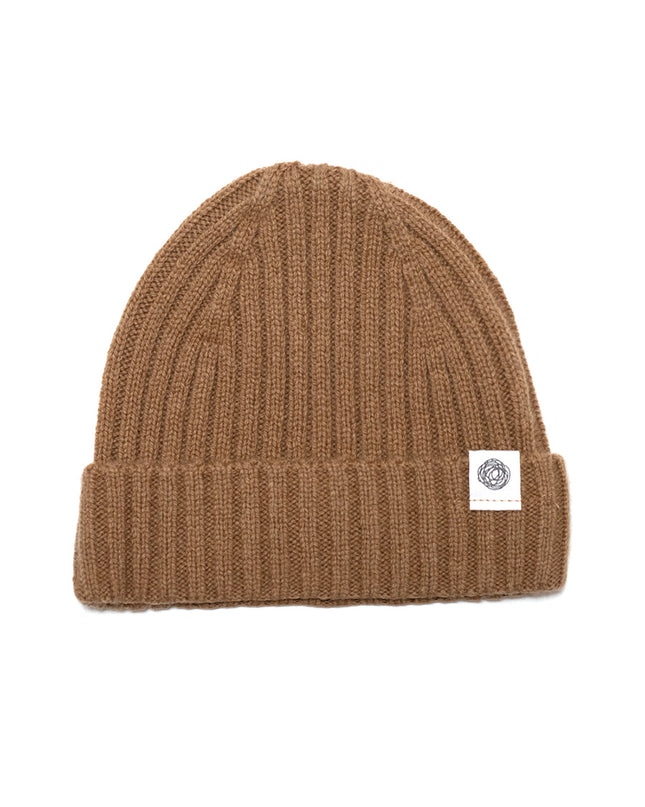 Merinowol Gebreide Baby Muts - Macchiato