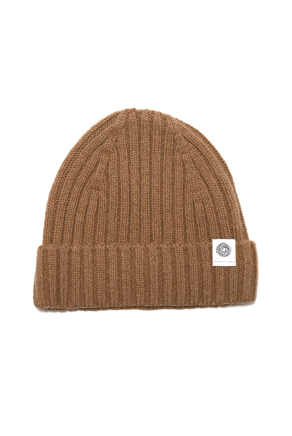 Merinowol Gebreide Baby Muts - Macchiato