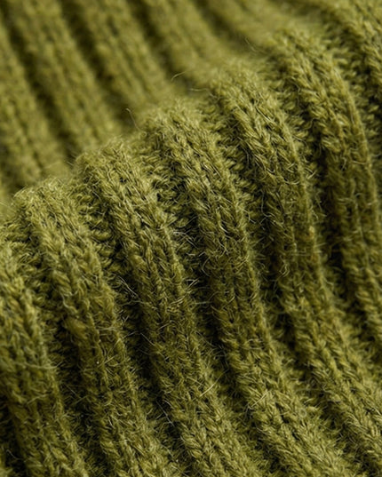 Babymütze aus Merinowolle – Gurke