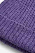 Merinowol Gebreide Baby Muts - Violet