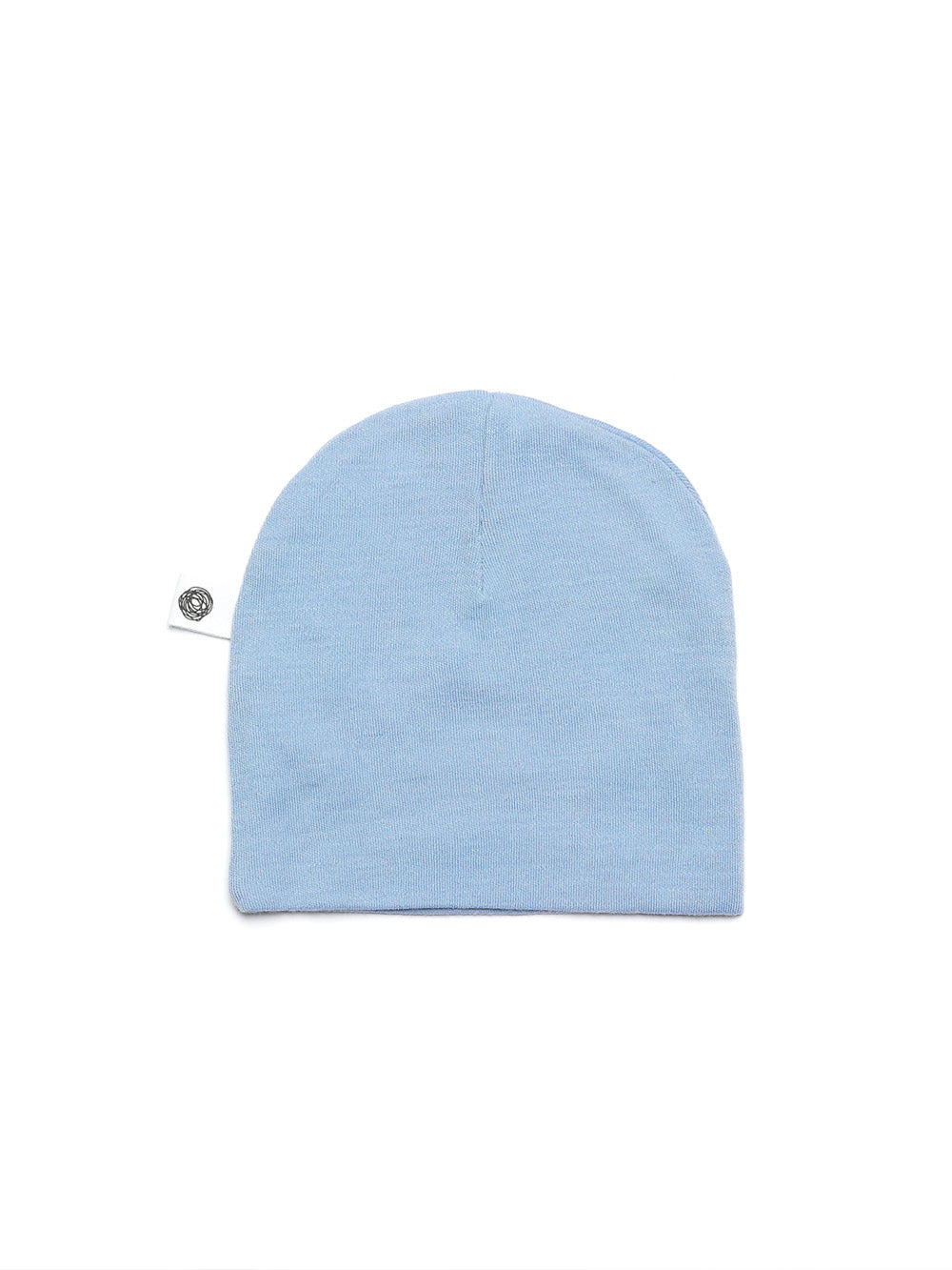 Wollen baby muts - Merinowol - Blue Fog