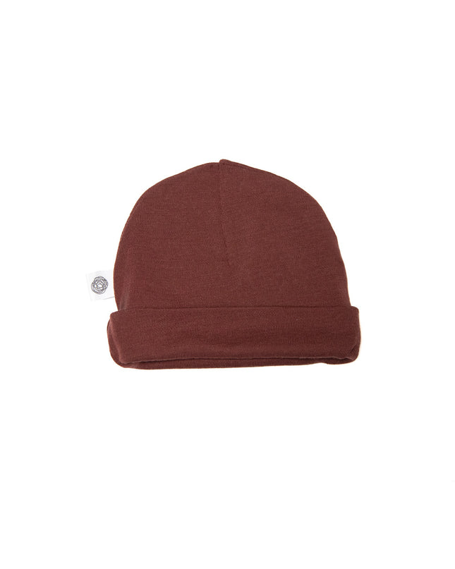 Wollen baby muts - Merinowol - Cinnamon