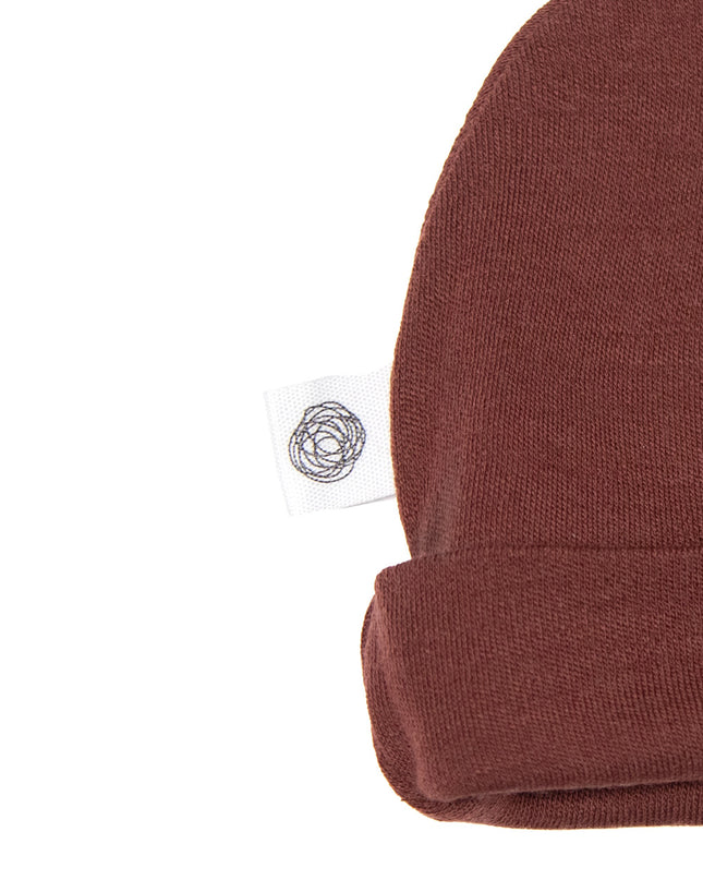 Wollen baby muts - Merinowol - Cinnamon