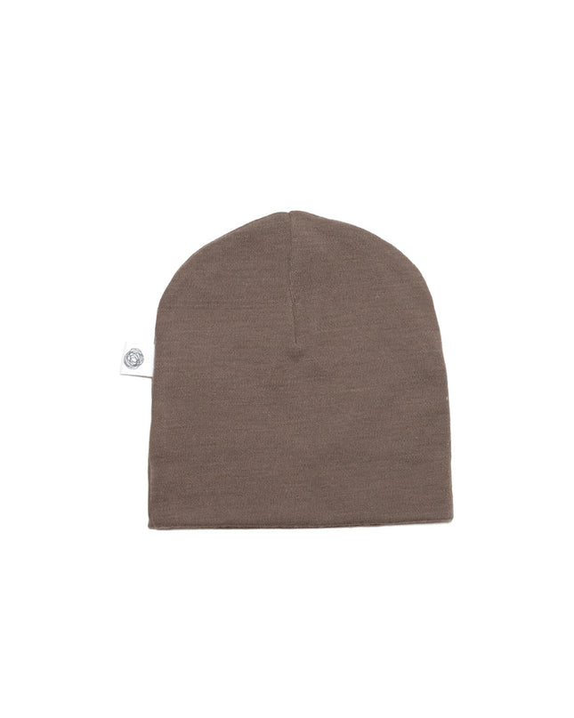 Wollen baby muts - Merinowol - Walnut