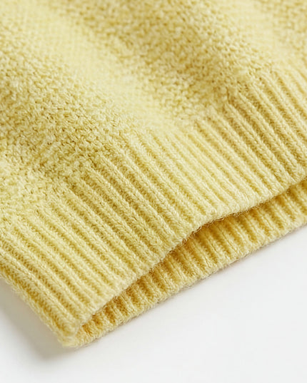 Merinowol gebreide baby spencer - Lemonade