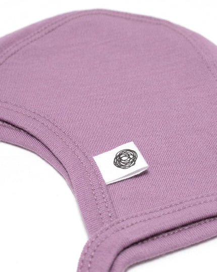 Baby wollen strikmuts – Merinowol - Lavender Mist
