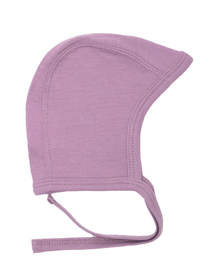 Baby wollen strikmuts – Merinowol - Lavender Mist