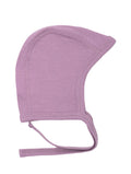 Baby wollen strikmuts – Merinowol - Lavender Mist