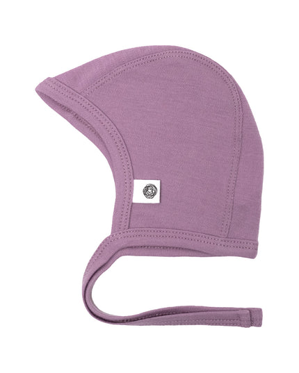 Baby wollen strikmuts – Merinowol - Lavender Mist