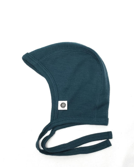 Baby wollen strikmuts – Merinowol - Orion Blue