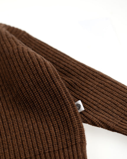 Gebreid Wollen Babytruitje - Merinowol - Brunette