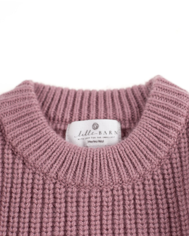 Gebreid Wollen Babytruitje - Merinowol - Haze