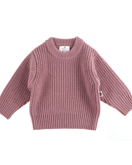 Gebreid Wollen Babytruitje - Merinowol - Haze