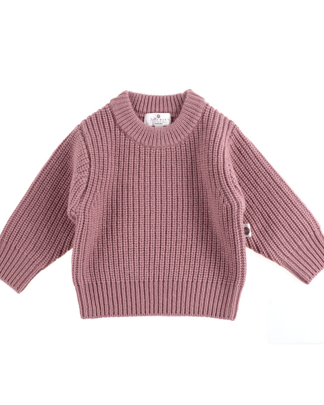 Gebreid Wollen Babytruitje - Merinowol - Haze