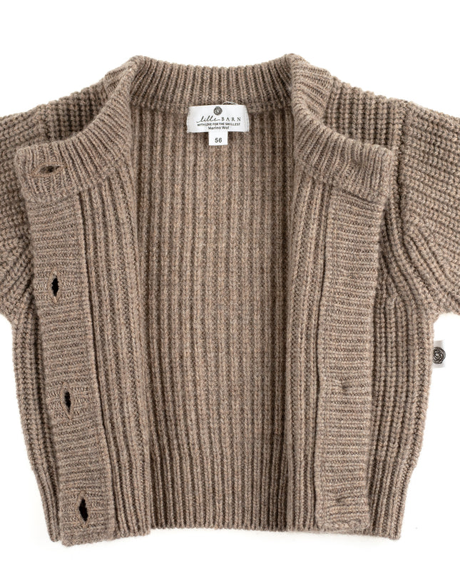 Gebreid Wollen Baby Vestje - Merinowol - Cobble